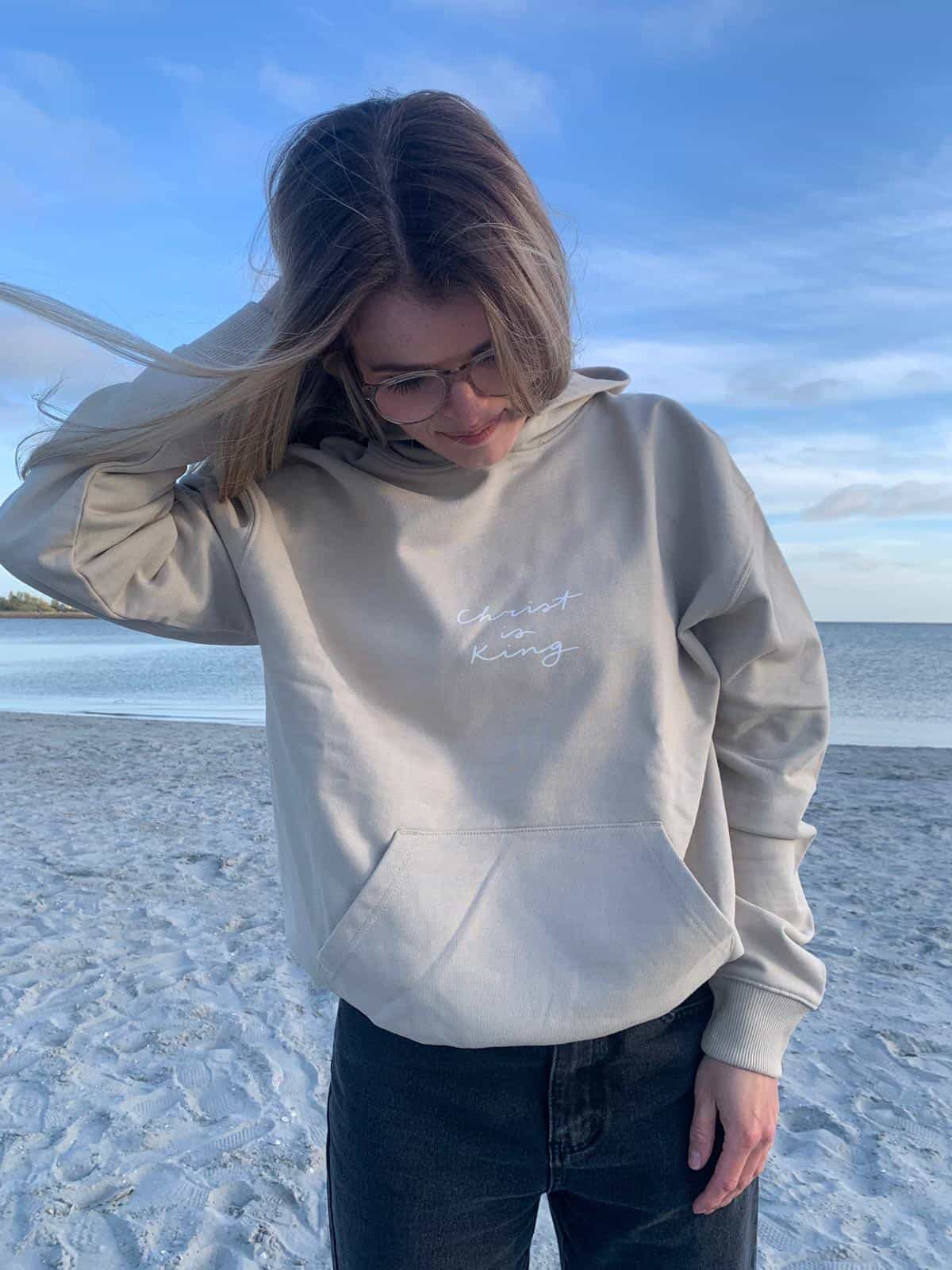 Christ Is King Hoodie Desert Dust