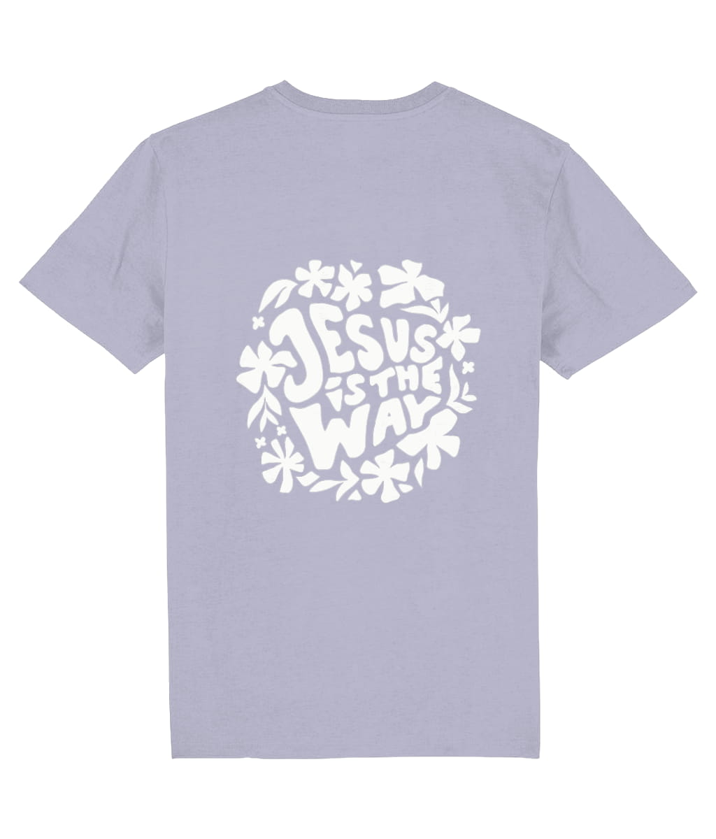 Jesus Is The Way T-shirt Lavender