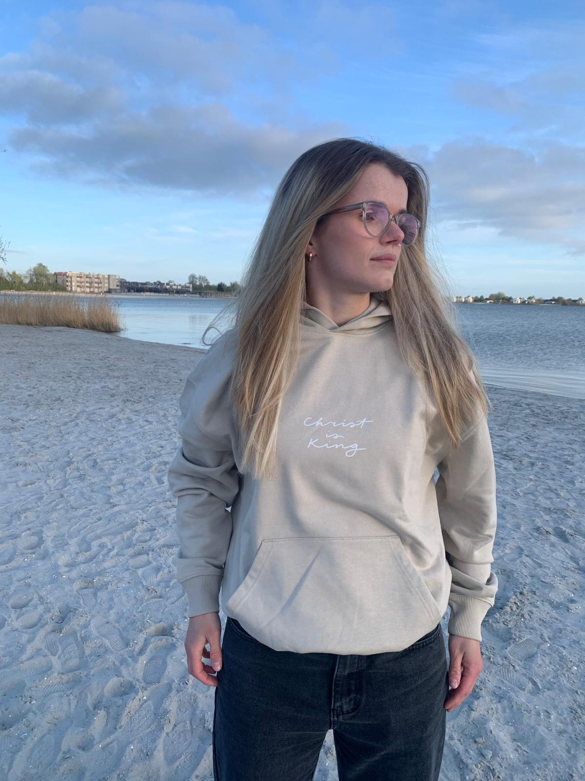 Christ Is King Hoodie Desert Dust
